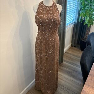 Brown Evening Gown Shail K